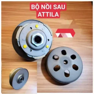 Bộ Nồi Sau Xe Attila, Spacy 125 SYM Cao Cấp - Chống Rung Đầu
